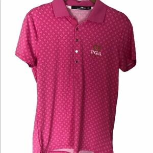 RALPH LAUREN Pink PGA Reach Golf Polo Small
